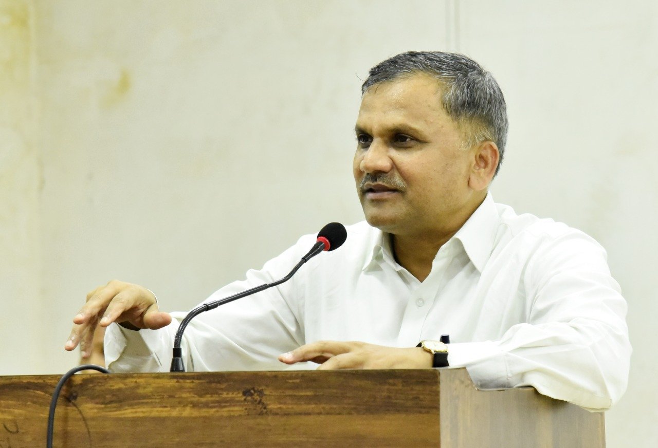 Portrait of Ankush Shinde, retired Indian Police Service officer