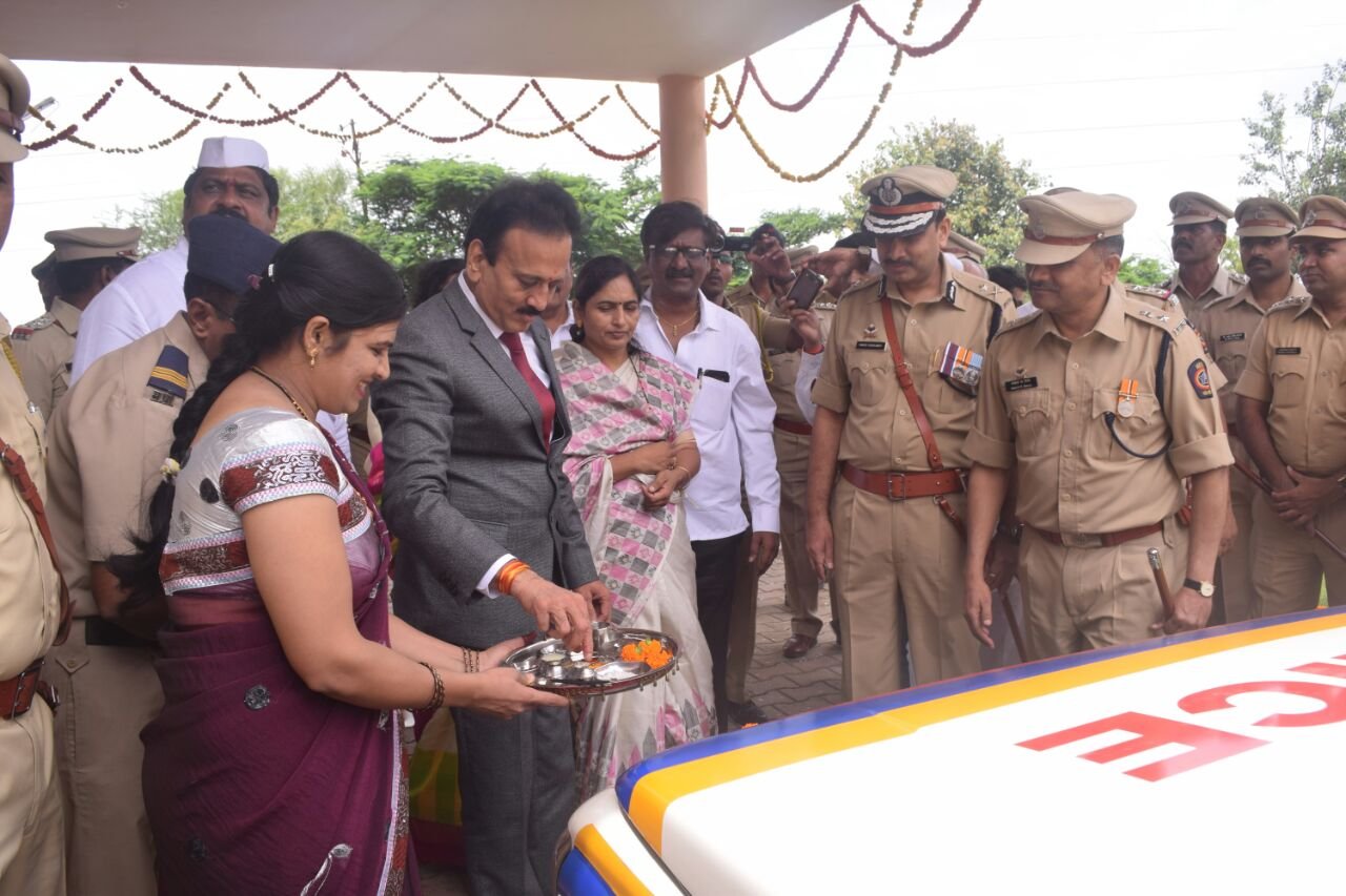 Ankush Shinde during his tenure as Police Commissioner of Solapur