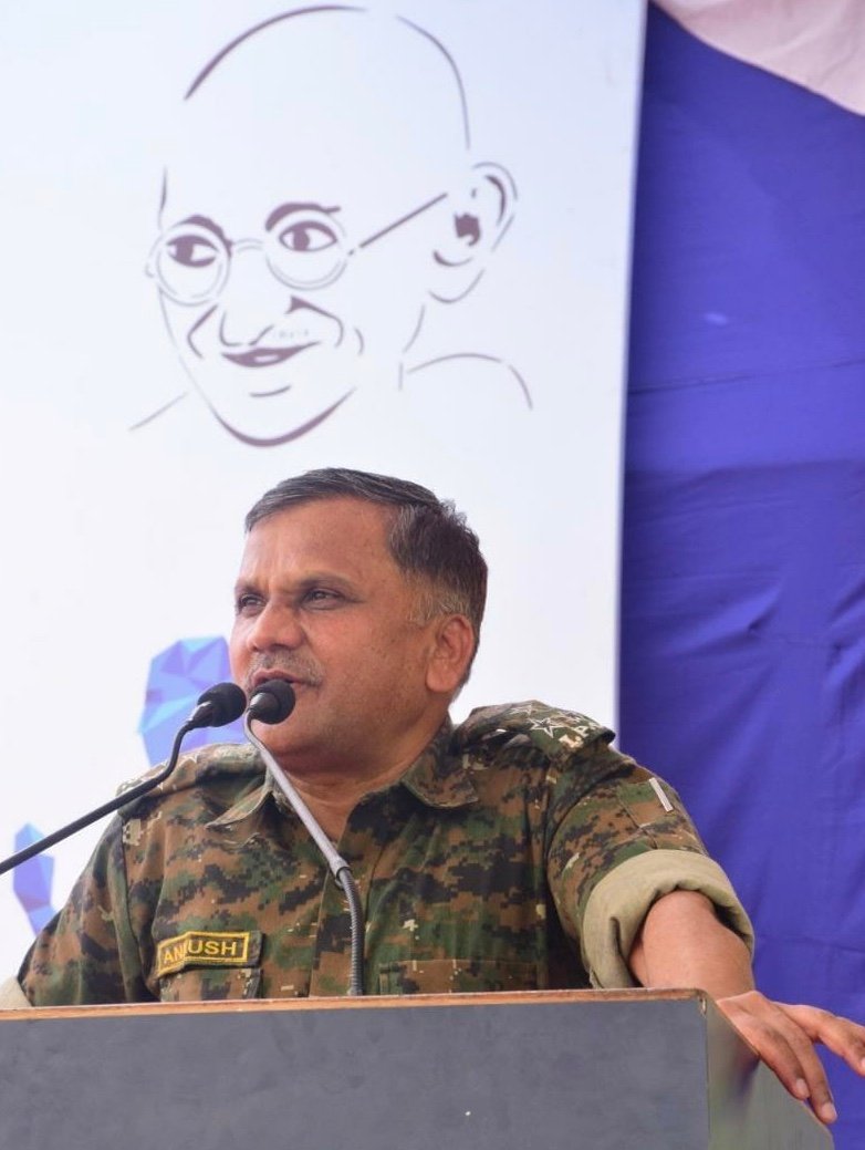 Ankush Shinde speaking at a public event